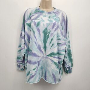 Secret Treasures Lounge Sweatshirt Women's Size Medium Tie-Dye Pullover
